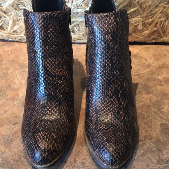Corky’s snakeskin brown booties - Picture 5 of 11